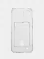 Лавандовый чехол Realme / Реалми C30, C31, C33, C35, C21Y, C20, C11, С21 , C25Y с карманом для карт