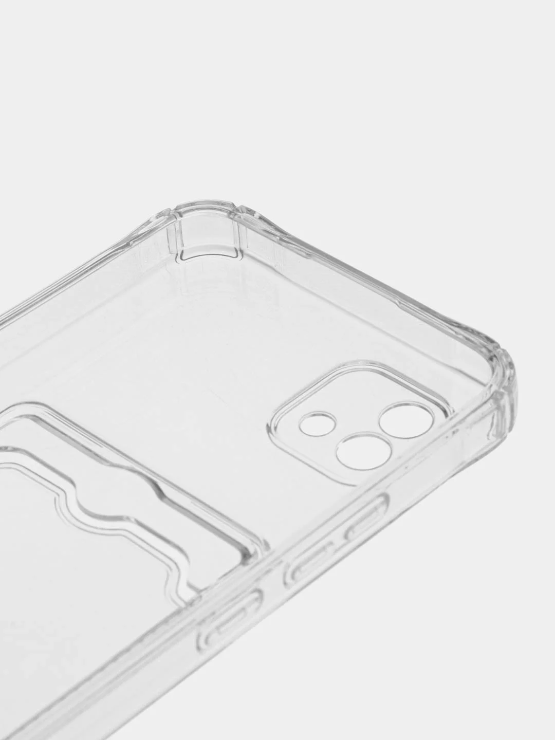 Лавандовый чехол Realme / Реалми C30, C31, C33, C35, C21Y, C20, C11, С21 , C25Y с карманом для карт