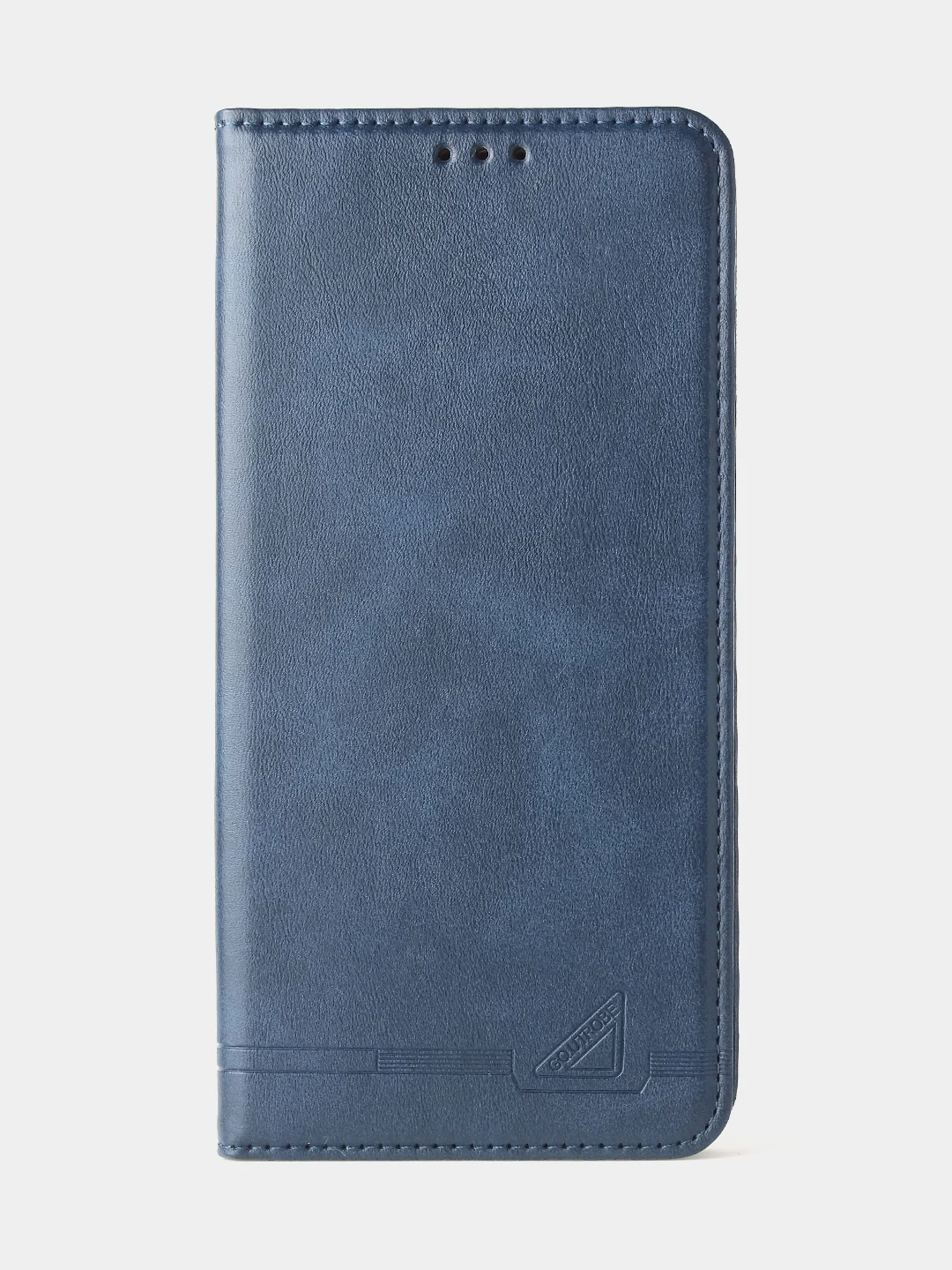 Синий чехол-книжка GQ для Infinix Smart 7, из высококачественной искусственной кожи