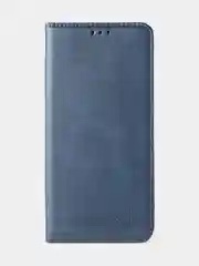 Синий чехол-книжка GQ для Infinix Smart 7, из высококачественной искусственной кожи