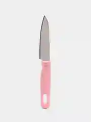 Розовый кухонный набор, 4 предмета: доска, нож, овощечистка, ножницы кухонные