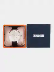 Белый мужские наручные часы Skmei 9103 в подарочной упаковке