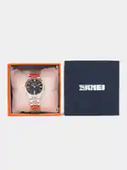 Черный женские наручные часы Skmei Q023 с календарем в подарочной упаковке