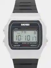 Черный мужские наручные часы Skmei 1412 в подарочной упаковке