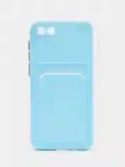 Ледяной силиконовый чехол для Honor 7A / 7А Prime / Хонор 7S / Huawei Y5 2018 / Y5 Lite, с карманом для карт, прозрачный