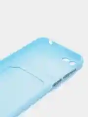 Ледяной силиконовый чехол для Honor 7A / 7А Prime / Хонор 7S / Huawei Y5 2018 / Y5 Lite, с карманом для карт, прозрачный