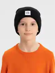 Черный шапка детская