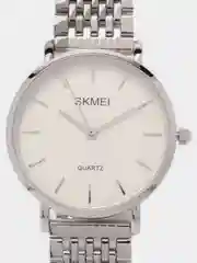 Серебряный женские наручные часы Skmei Q027 в подарочной упаковке