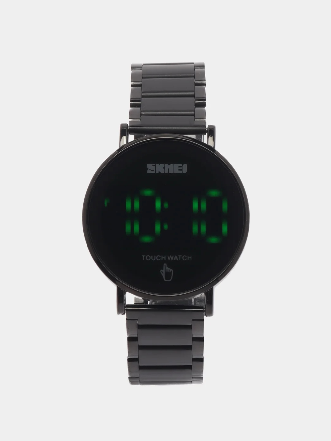Черный мужские цифровые наручные Led часы Skmei 1550 в подарочной упаковке