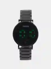 Черный мужские цифровые наручные Led часы Skmei 1550 в подарочной упаковке