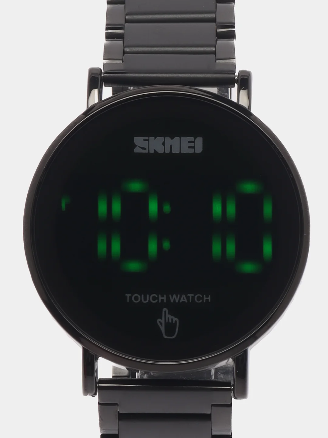 Черный мужские цифровые наручные Led часы Skmei 1550 в подарочной упаковке
