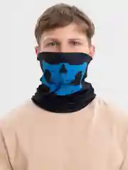 Синий балаклава с черепом