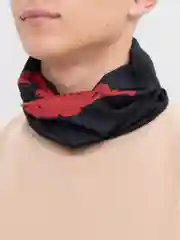 Алый балаклава с черепом