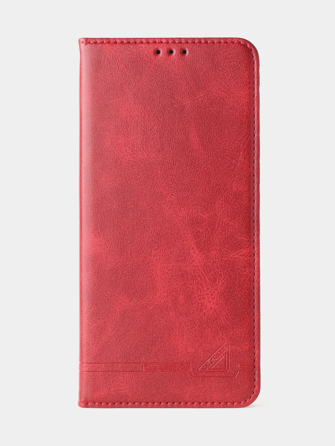 Красный чехол-книжка GQ для Oppo A17 / Oppo A17K, из высококачественной искусственной кожи