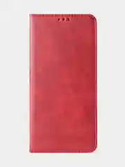 Красный чехол-книжка GQ для Oppo A17 / Oppo A17K, из высококачественной искусственной кожи