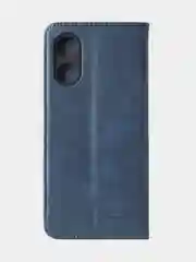 Синий чехол-книжка GQ для Oppo A17 / Oppo A17K, из высококачественной искусственной кожи