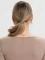 Желтый цепочка на шею с разными подвесками, украшение
