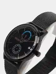 Черный мужские наручные часы Skmei 9182MH с календарем в подарочной упаковке
