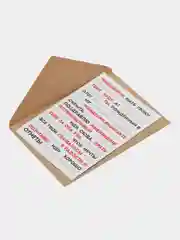 Открытка на день рождения "Мать твою, именинник!" мем из фильма, в крафтовом конверте