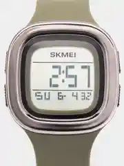 Зелёный хаки мужские наручные часы Skmei 1580 в подарочной упаковке