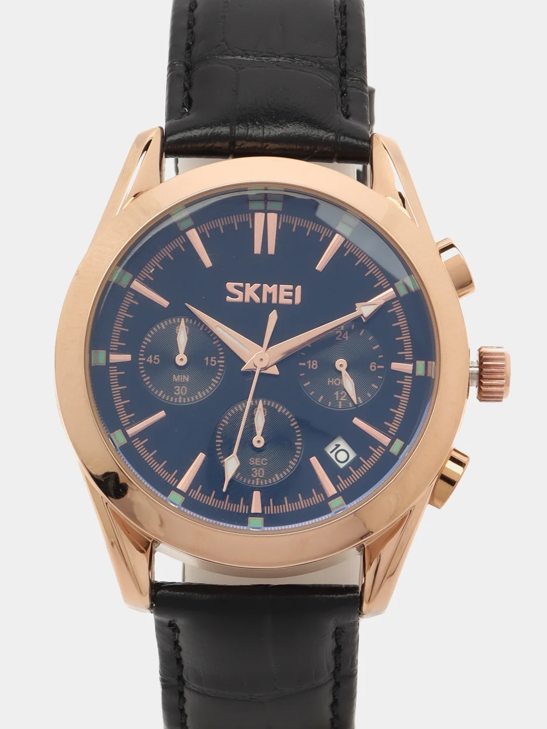 Черный мужские наручные часы Skmei 9127L в подарочной упаковке