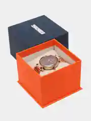 Бронзовый женские наручные часы Skmei 9180CS в подарочной упаковке