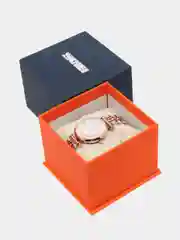 Серебряный женские наручные часы Skmei 9198 в подарочной упаковке