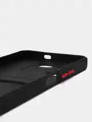 Черный чехол для Tecno Pova 5 / Pova 5 Pro (Техно Пова 5/Пова 5 Про), с карманом для карт