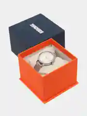 Серебряный женские наручные часы Skmei 1528MH в подарочной упаковке