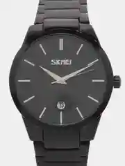 Черный мужские наручные часы Skmei 9140 с календарем в подарочной упаковке