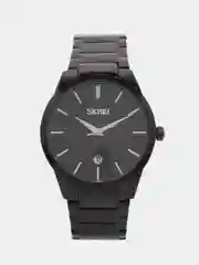 Черный мужские наручные часы Skmei 9140 с календарем в подарочной упаковке
