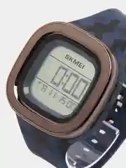 Синий мужские наручные часы Skmei 1580 в подарочной упаковке