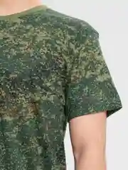Зелёный хаки футболка мужская, хлопковая, большие размеры