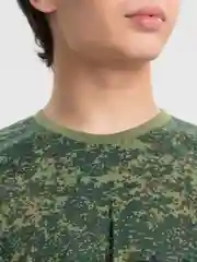 Зелёный хаки футболка мужская, хлопковая, большие размеры