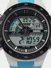 Оранжевый мужские наручные часы Skmei 1016