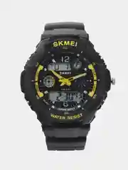 Желтый мужские спортивные наручные часы Skmei AD0931 в подарочной упаковке