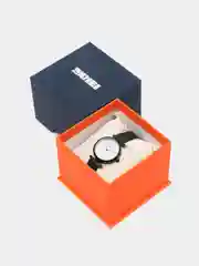 Серебряный женские наручные часы Skmei 1458CS в подарочной упаковке