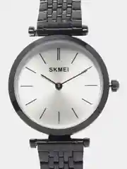 Серебряный женские наручные часы Skmei 1458CS в подарочной упаковке