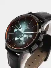 Черный мужские наручные часы Reward RD83001M с хронографом, в подарочной упаковке
