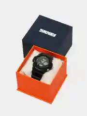 Зеленый детские наручные часы Skmei AD1061 для мальчиков в подарочной упаковке