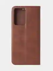 Коричневый чехол-книжка GQ для Oppo A57 (4G) / Oppo A57S / Oppo A77 (4G) / Oppo A77S из кожи