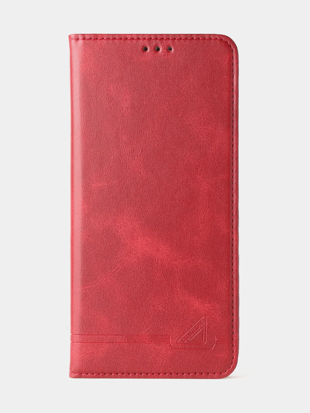 Красный чехол-книжка GQ для Oppo A57 (4G) / Oppo A57S / Oppo A77 (4G) / Oppo A77S из кожи