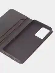 Синий чехол-книжка GQ для Oppo A57 (4G) / Oppo A57S / Oppo A77 (4G) / Oppo A77S из кожи