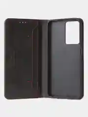 Синий чехол-книжка GQ для Oppo A57 (4G) / Oppo A57S / Oppo A77 (4G) / Oppo A77S из кожи