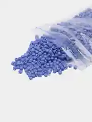 Небесно-голубой бисер стеклянный для плетения, цветной
