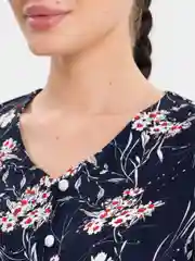 Индиго платье женское миди