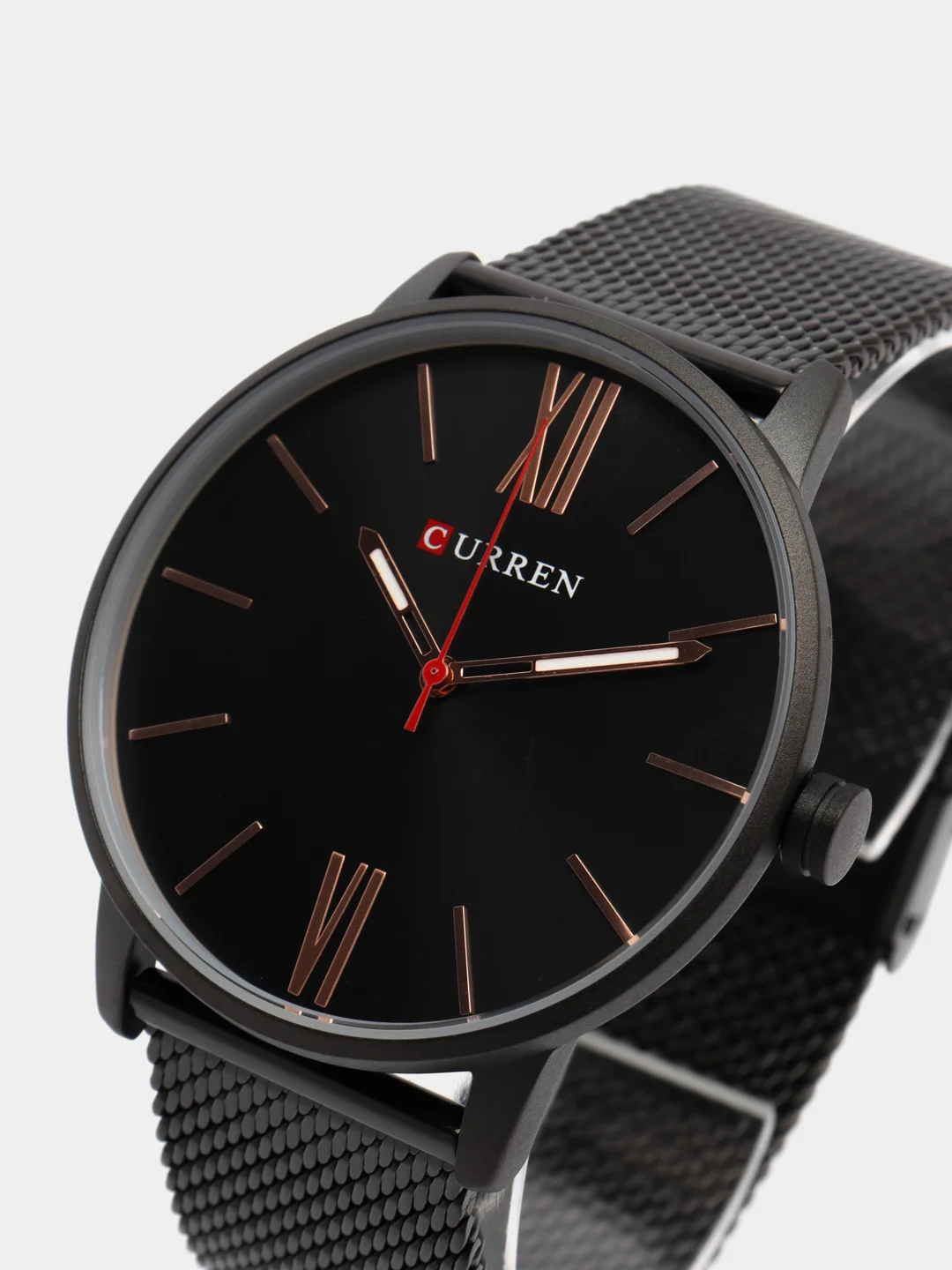 Черный наручные часы Curren 8238, в подарочной упаковке