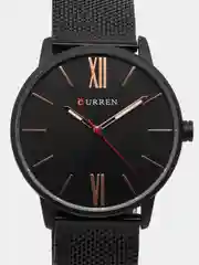 Черный наручные часы Curren 8238, в подарочной упаковке