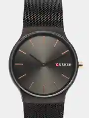 Черный мужские наручные часы Curren 8256 в подарочной упаковке
