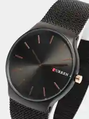 Черный мужские наручные часы Curren 8256 в подарочной упаковке